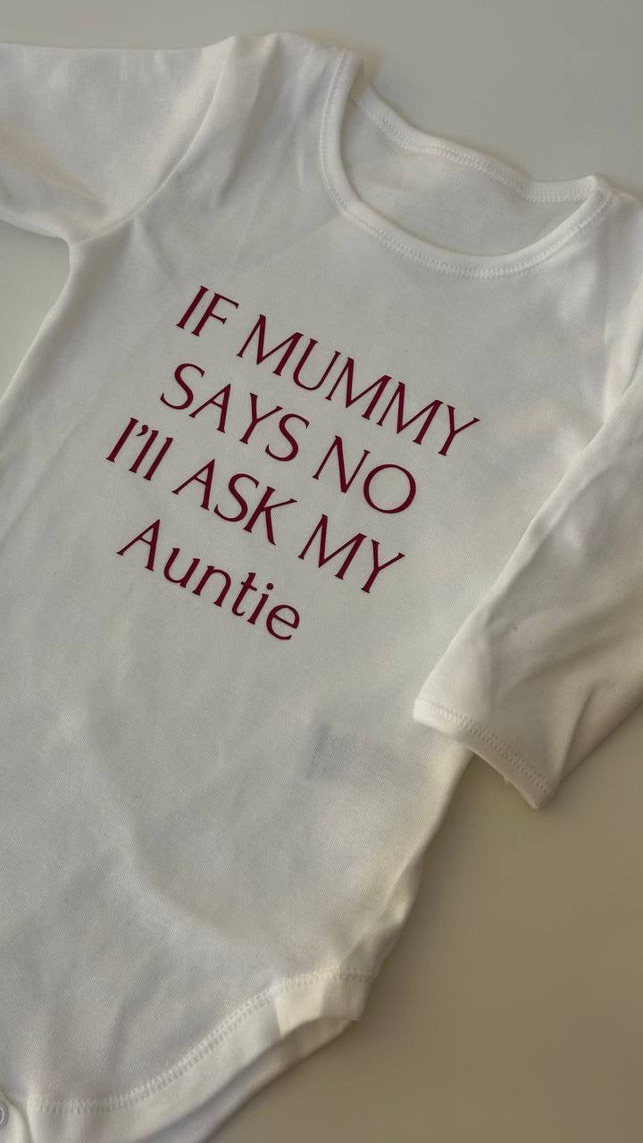 If my mom says no, I'll ask my aunt