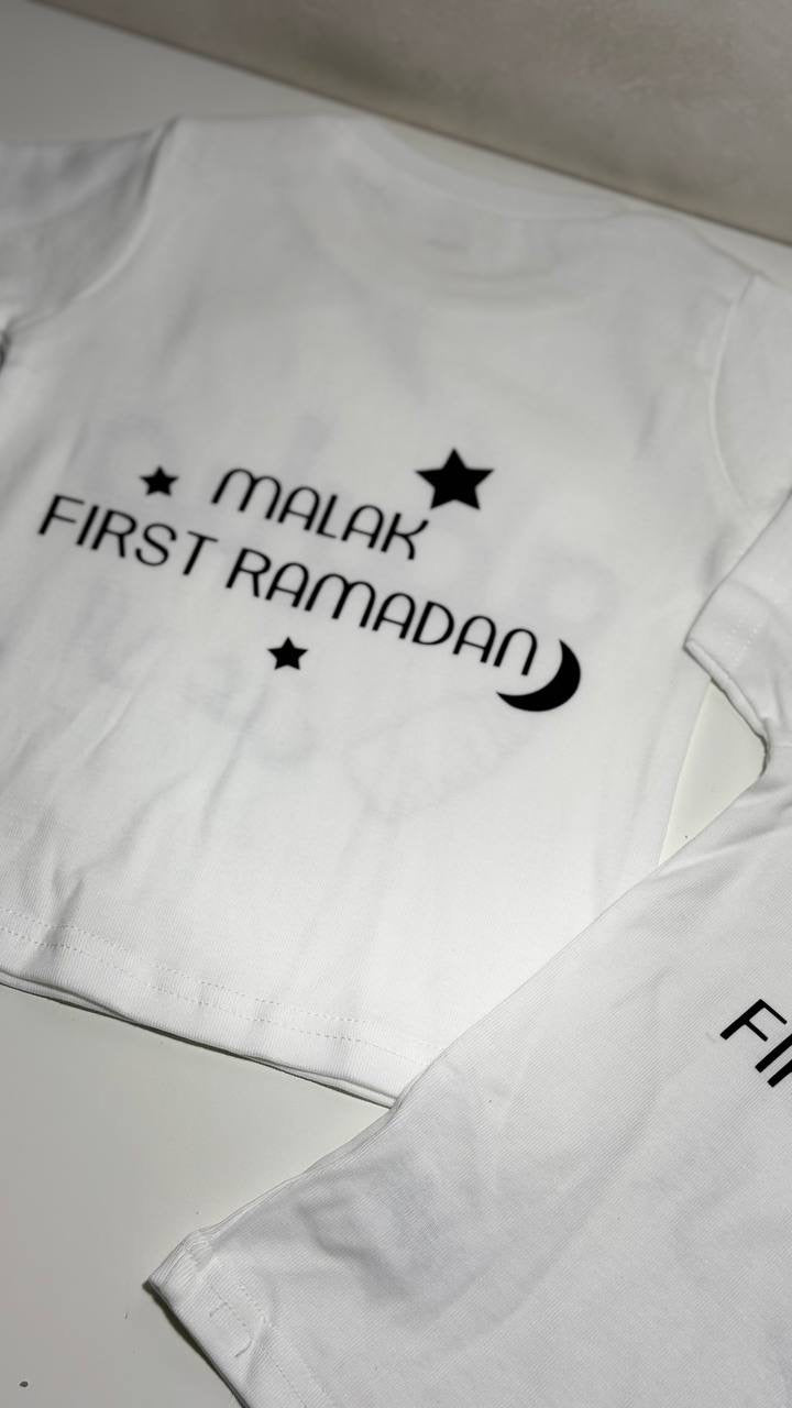 First Ramadan T-shirt in English
